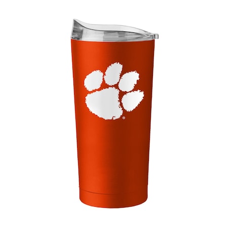 Logo Brands Clemson 20oz Flipside Powder Coat Tumbler 123-S20PT-34